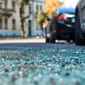 Stationary vehicle accident